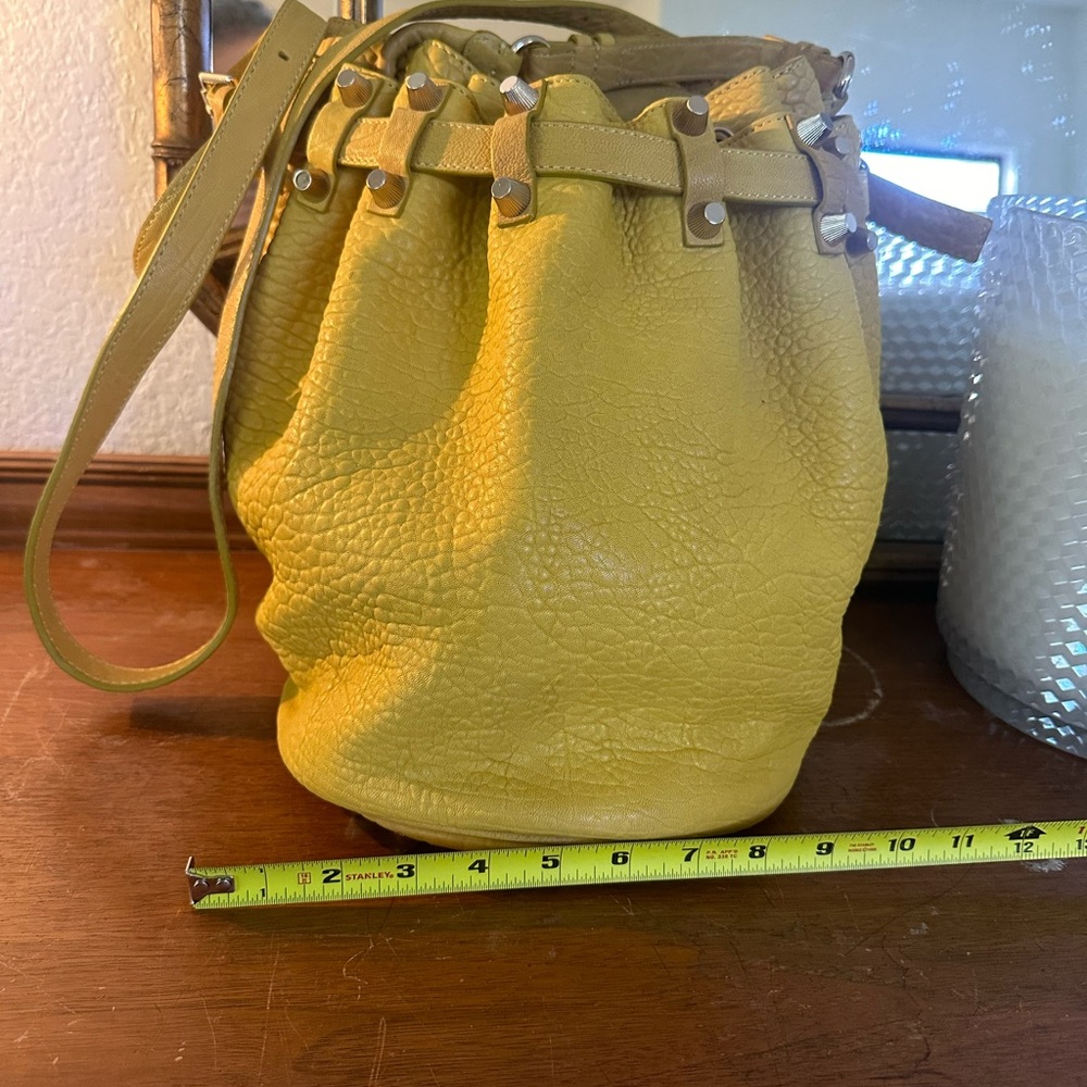 Large Alexander Wang Diego bucket bag 
Thick heavy soft yummy leather w studs - Picture 12 of 15